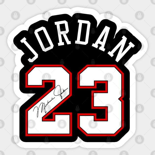 MJ - signed Sticker by Buff Geeks Art